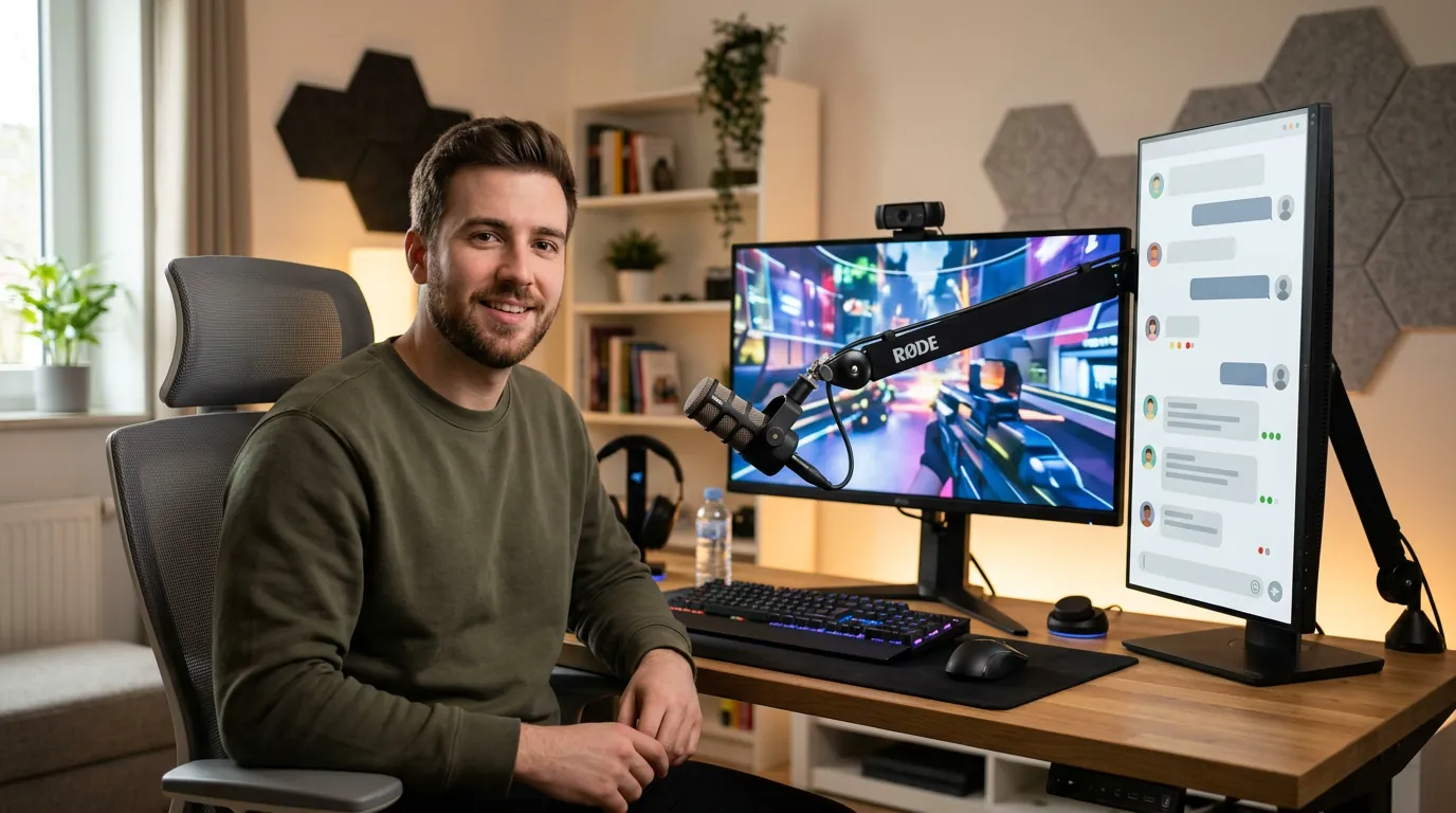 A screenshot of the TikTok LIVE Studio interface showing different scenes and the chat window on the right side